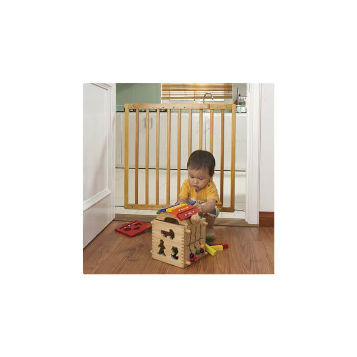 שער בטיחות Indowoods לילדים דגם מאיה עץ טבעי