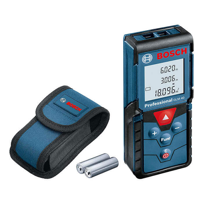 מד טווח לייזר 40 מטר Bosch דגם GLM 40