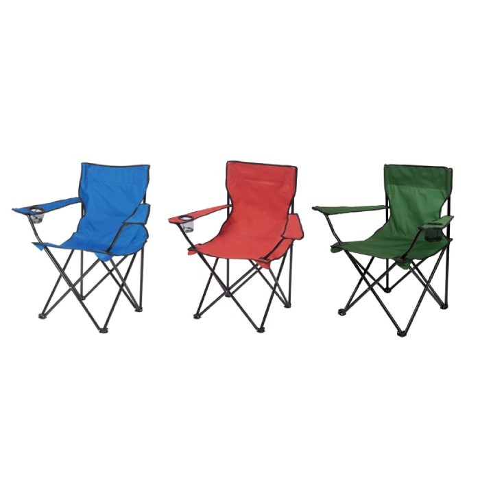 3 כסאות במאי מתקפל Camp & Go - מתאים לשימוש בשטח וחוף הים