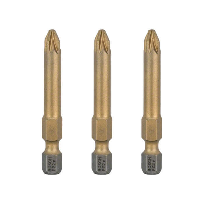 3 ביטים פוזידרייב Bosch מידה PZ2 אורך 49 מ