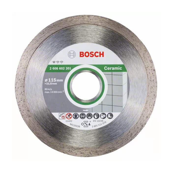 דיסק יהלום Bosch לחיתוך קרמיקה 115 מ