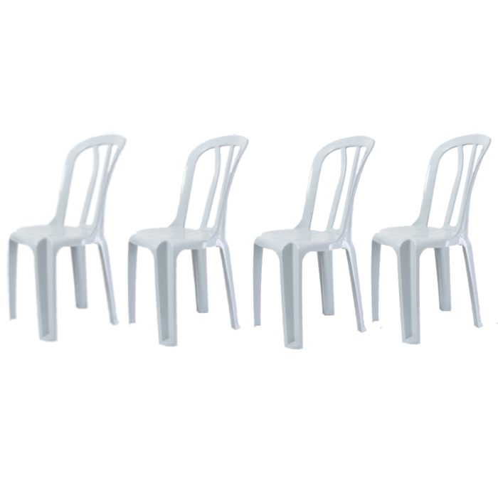 סט 4 כסאות כתר דגם קלאב במגוון צבעים