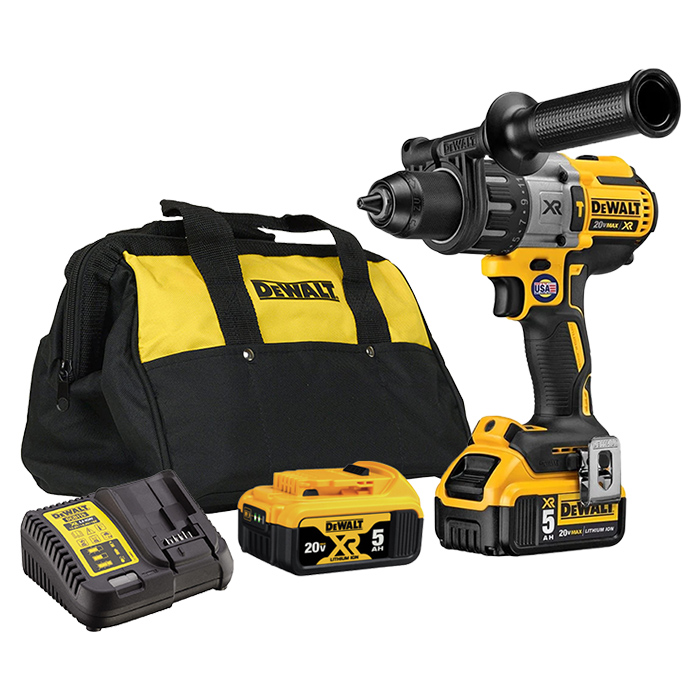 מברגה/מקדחה רוטטת DeWalt דגם DCD996 עם סוללות 5AH