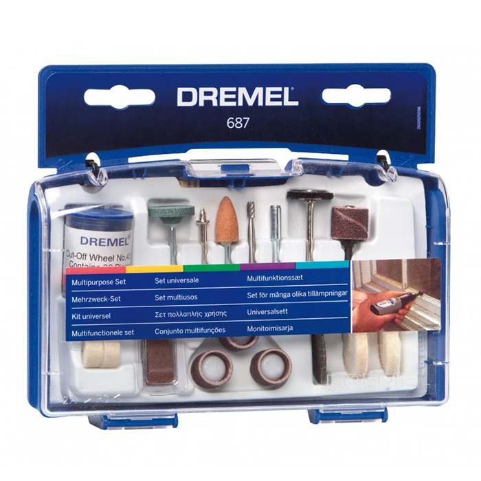 סט אביזרי Dremel כללי 52 חלקים דגם 687