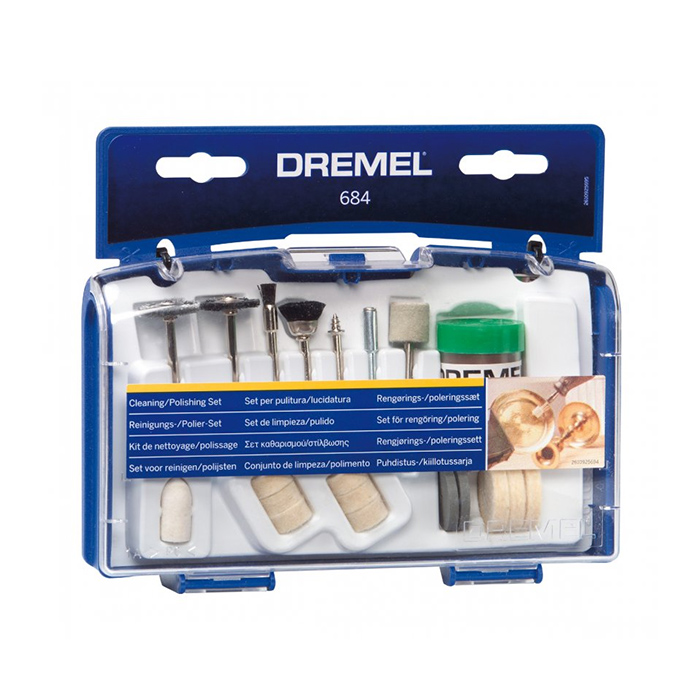 סט אביזרי Dremel לניקוי/הברקה 20 חלקים דגם 684