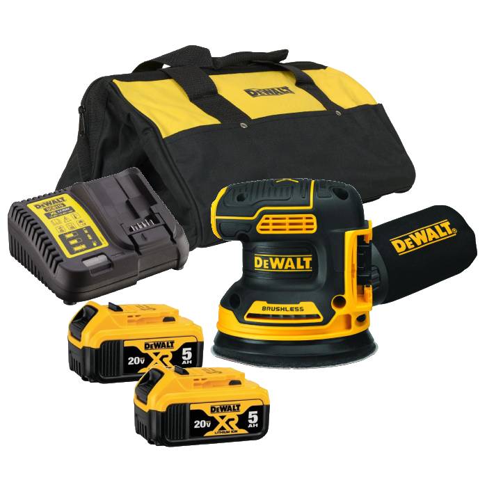 מלטשת אקצנטרית DeWALT 18V/20V דגם DCW210P2