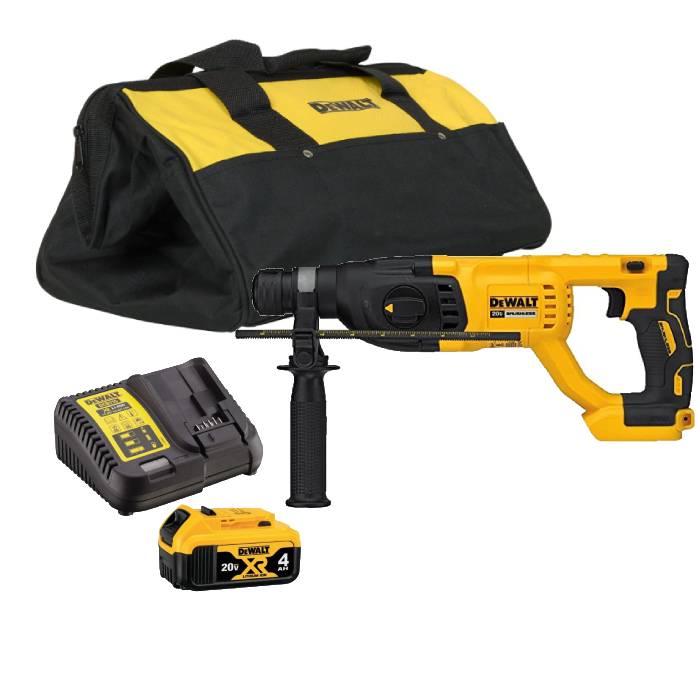 פטישון נטען DeWalt 18/20V דגם DCH133M1+סוללה 4A+ מטען ותיק