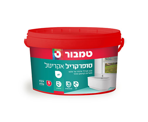 סופרקריל אקרינול 5 ליטר טמבור