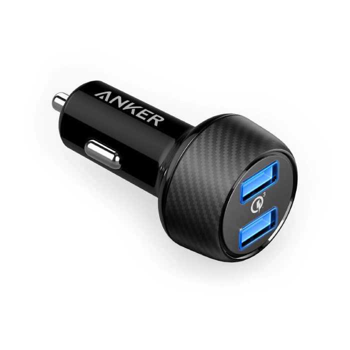 מטען רכב 3.0 anker - powerdrive 39w 2 port qc