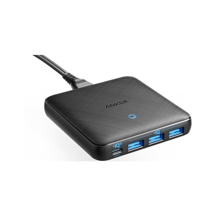 מטען מפצל בחיבור anker - usb type-c\3xusb-a