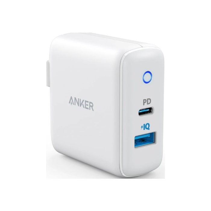 מטען קיר עם כניסת anker - powerport pd +2 33w usb -c/a