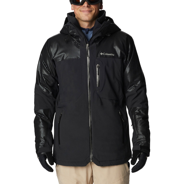 מעיל לגבר columbia - Snow Slab Black Dot