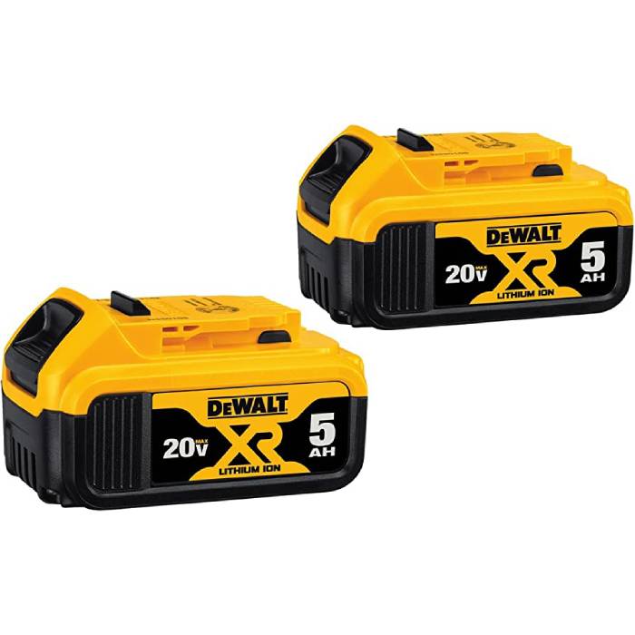 זוג סוללות 20V 5AH DEWALT