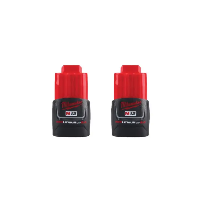 זוג סוללות M12™ REDLITHIUM™ CP2.0 Battery מבית Milwaukee