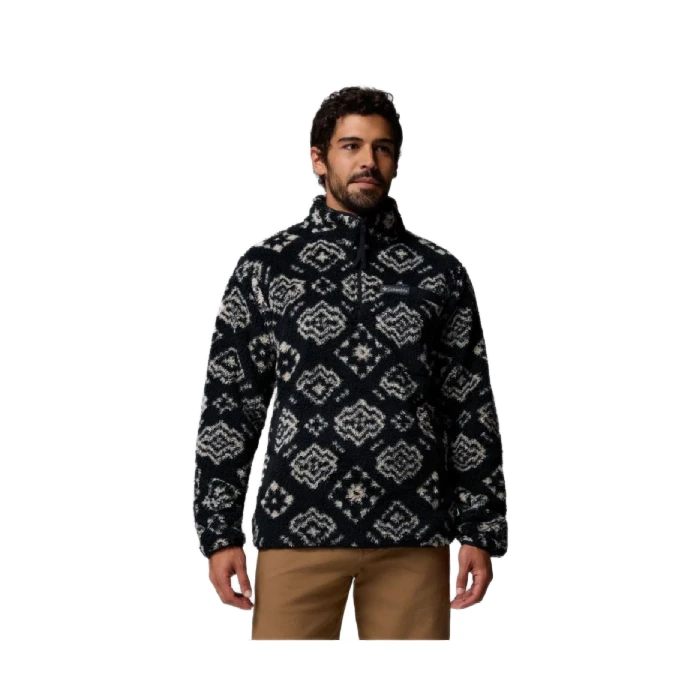 עליונית פליס טדי לגברים - Rugged Ridge High Pile Half Zip